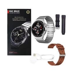 Smartwatch Kalobee H4 Max com 3 Alças 1.45" (Versão para Chamada) NFC Prata Smartwatch Kalobee H4 Max com 3 Alças 1.45" (Versão para Chamada) NFC Prata